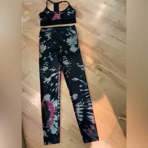 Nola 2pc  tie dye yoga set sz s